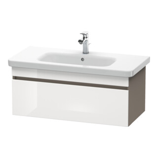 Duravit Meuble sous-lavabo DuraStyle 93x44,8 cm, blanc hg/b ma, 1 tiroir, suspendu