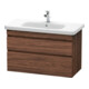 Duravit Meuble sous lavabo DuraStyle 93x44,8 cm, noyer foncé, 2 tiroirs, suspendu-1