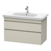 Duravit Meuble sous-lavabo DuraStyle 93x44,8 cm, Taupe, 2 tiroirs, suspendu