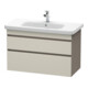 Duravit Meuble sous-lavabo DuraStyle 93x44,8 cm, taupe/mat, 2 tiroirs, suspendu-1