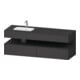 Duravit Meuble sous-lavabo encastré Qatego 160x50x60 cm, Kon-WTU, B, B gauche, graph ma-1