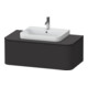 Duravit Meuble sous-lavabo Happy D.2 Plus 100x55 cm, f K, 1 AZ, f AWT, gris mat-1