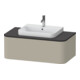 Duravit Meuble sous lavabo Happy D.2 Plus 100x55 cm, f K, 1 AZ, f AWT, Tau satiné-1