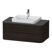 Duravit Meuble sous-lavabo Happy D.2 Plus 100x55 cm, f K, 2 tiroirs, f MWT, gs, N geb.