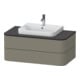 Duravit Meuble sous lavabo Happy D.2 Plus 100x55 cm, f K, 2 tiroirs, f MWT, gs, st-g m-1