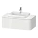 Duravit Meuble sous lavabo Happy D.2 Plus 100x55 cm, noyer huilé
