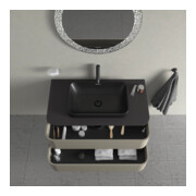 Duravit Meuble sous-lavabo Happy D.2 Plus 100x55cm, f K, 2 tiroirs, f AWT, st-g s-mat-2
