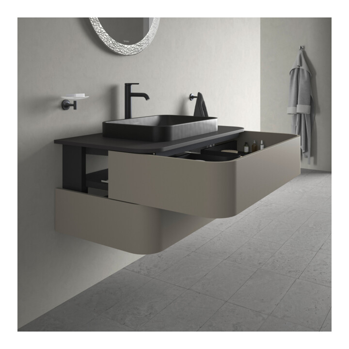 Duravit Meuble sous-lavabo Happy D.2 Plus 100x55cm, f K, 2 tiroirs, f AWT, st-g s-mat