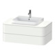 Duravit Meuble sous lavabo Happy D.2 Plus 100x55cm, f K, 2 tiroirs, f MWT, gs, blanc satin-1