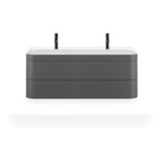 Duravit Meuble sous-lavabo Happy D.2 Plus 117,5x49 cm, 1 tiroir, 2 portes, graphite mat-3