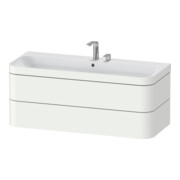 Duravit Meuble sous-lavabo Happy D.2 Plus 117,5x49 cm, 2 tiroirs, 2 HL, blanc mat