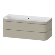 Duravit Meuble sous-lavabo Happy D.2 Plus 117,5x49 cm, 2 tiroirs, sans HL, taupe mat-1