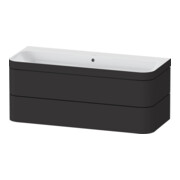 Duravit Meuble sous-lavabo Happy D.2 Plus 117,5x49 cm, 2 tiroirs, sans robinetterie, graphite mat-1