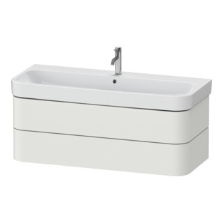 Duravit Meuble sous-lavabo Happy D.2 Plus 117,5x49 cm, chêne nordique mat, 2 tiroirs