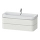 Duravit Meuble sous-lavabo Happy D.2 Plus 117,5x49 cm, chêne nordique mat, 2 tiroirs-1