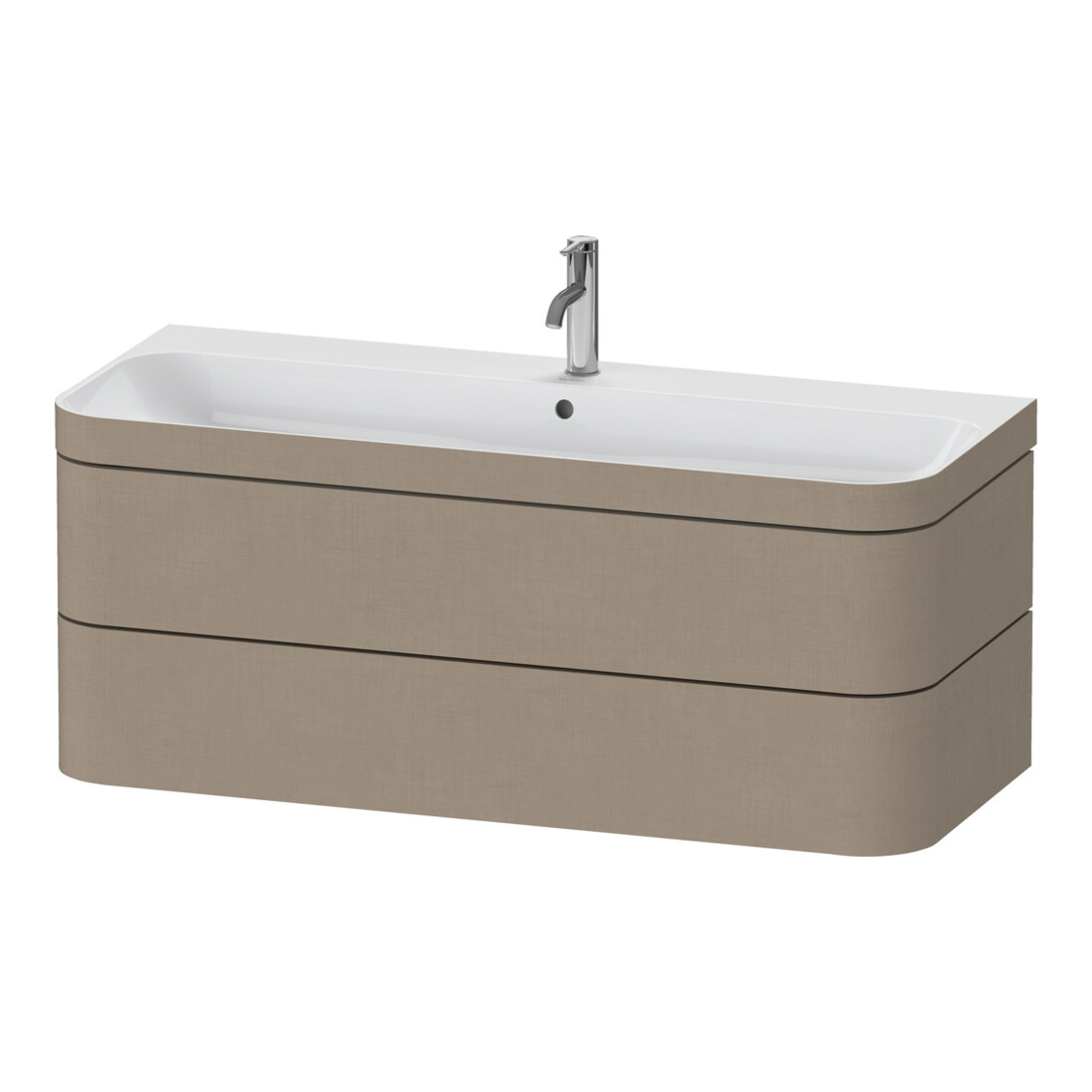 Duravit Meuble sous-lavabo Happy D.2 Plus 117,5x49cm, 2 tiroirs, 1 HL, lin