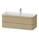 Duravit Meuble sous-lavabo Happy D.2 Plus 117,5x49cm, 2 tiroirs, 1 HL, Medit. Ei