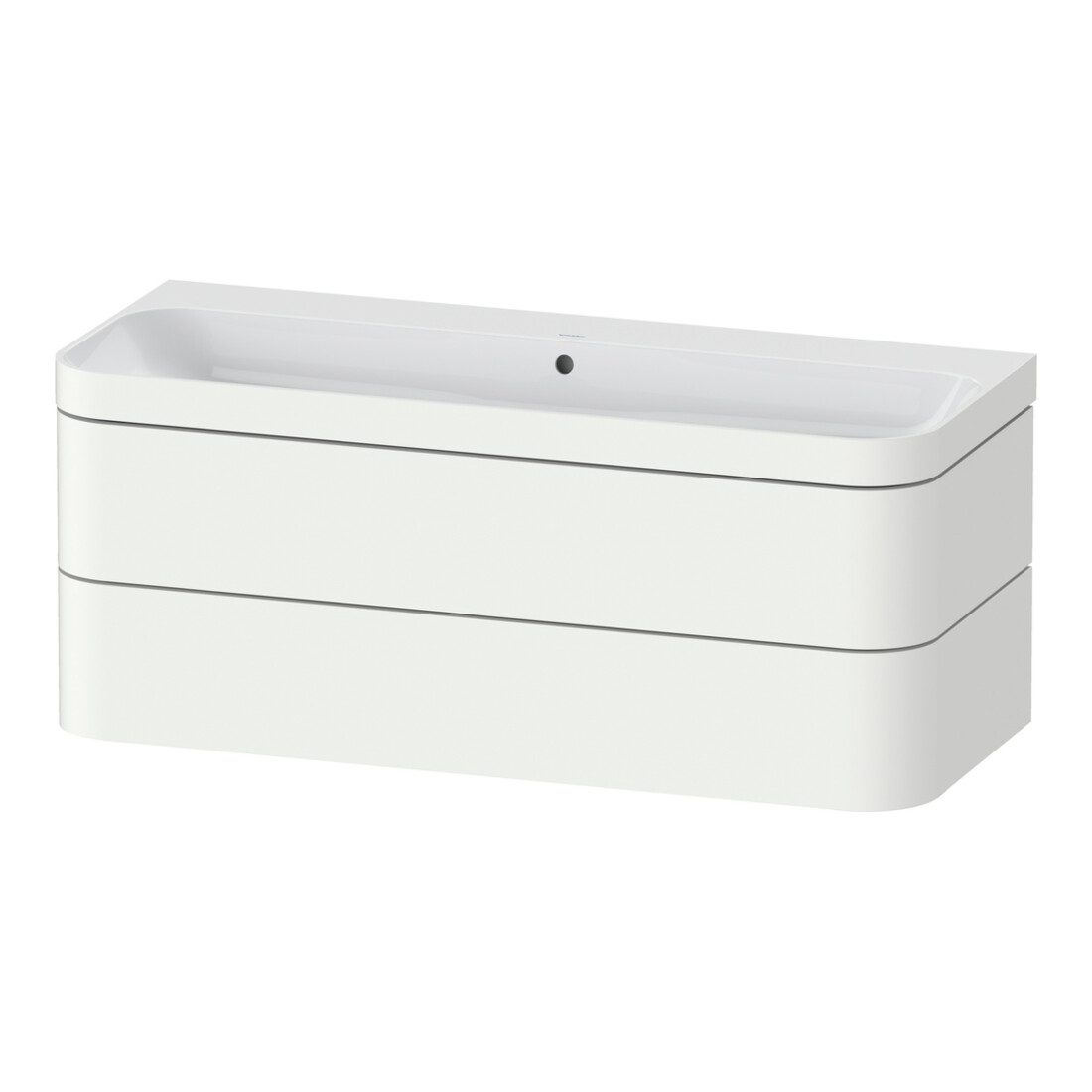 Duravit Meuble sous-lavabo Happy D.2 Plus 117,5x49cm, 2 tiroirs, sans HL, blanc mat