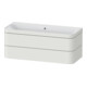 Duravit Meuble sous-lavabo Happy D.2 Plus 117,5x49cm, 2 tiroirs, sans trou robinet, blanc mat nord-1