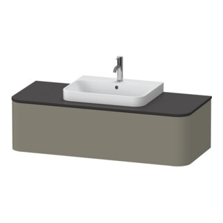 Duravit Meuble sous lavabo Happy D.2 Plus 130x55 cm, 1 tiroir, blanc mat