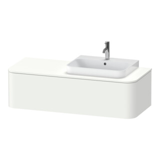 Duravit Meuble sous-lavabo Happy D.2 Plus 130x55 cm, 1 tiroir, blanc mat