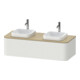 Duravit Meuble sous-lavabo Happy D.2 Plus 130x55 cm, 1 tiroir, blanc nord mat-1