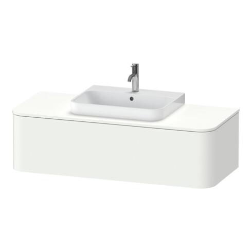 Duravit Meuble sous-lavabo Happy D.2 Plus 130x55 cm, 1 tiroir, blanc satin mat