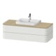 Duravit Meuble sous lavabo Happy D.2 Plus 130x55cm, 2 tiroirs, chêne nordique mat-1