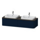 Duravit Meuble sous lavabo Happy D.2 Plus 160x55 cm, 2 tiroirs, bleu mat s-mat-1
