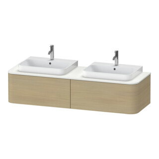 Duravit Meuble sous-lavabo Happy D.2 Plus 160x55 cm, 2 tiroirs, f AWT, B bs, Medit. Ei