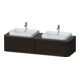 Duravit Meuble sous-lavabo Happy D.2 Plus 160x55 cm, 2 tiroirs, noyer mat-1