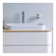 Duravit Meuble sous lavabo Happy D.2 Plus 160x55 cm, 4 tiroirs, blanc mat-4