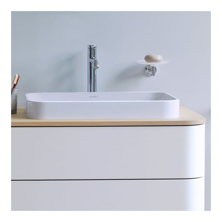 Duravit Meuble sous lavabo Happy D.2 Plus 160x55 cm, 4 tiroirs, blanc mat