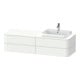 Duravit Meuble sous lavabo Happy D.2 Plus 160x55 cm, 4 tiroirs, blanc mat-1