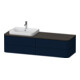 Duravit Meuble sous-lavabo Happy D.2 Plus 160x55 cm, blanc mat, gauche, 4 tiroirs, avec AWT-1