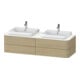 Duravit Meuble sous-lavabo Happy D.2 Plus 160x55 cm, f K, 4 AZ, f AWT, bs, Me Ei-1