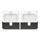 Duravit Meuble sous-lavabo Happy D.2 Plus 160x55 cm, f K, 4 AZ, f AWT, bs, Me Ei-5