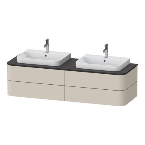 Duravit Meuble sous-lavabo Happy D.2 Plus 160x55 cm, f K, 4 AZ, f MWT, bs, Tau mat