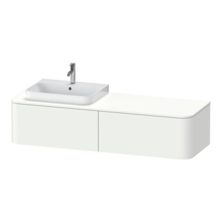 Duravit Meuble sous-lavabo Happy D.2 Plus 160x55cm, 2 tiroirs, blanc mat