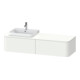 Duravit Meuble sous-lavabo Happy D.2 Plus 160x55cm, 2 tiroirs, blanc mat-1