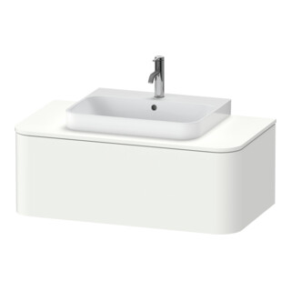 Duravit Meuble sous lavabo Happy D.2 Plus 35,4x100 cm, 1 tiroir, blanc mat soyeux