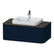 Duravit Meuble sous-lavabo Happy D.2 Plus 35,4x100 cm, 1 tiroir, bleu mat soyeux