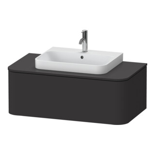 Duravit Meuble sous lavabo Happy D.2 Plus 35,4x100 cm, 1 tiroir, graphite super mat