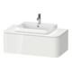 Duravit Meuble sous lavabo Happy D.2 Plus 35,4x100 cm, 1 tiroir, graphite super mat