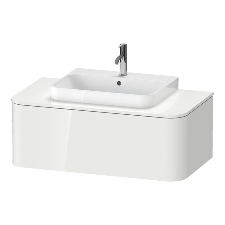 Duravit Meuble sous lavabo Happy D.2 Plus 35,4x100 cm, 1 tiroir, graphite super mat
