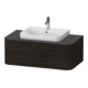 Duravit Meuble sous lavabo Happy D.2 Plus 35,4x100 cm, 1 tiroir, noyer brossé-1