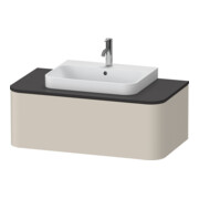 Duravit Meuble sous lavabo Happy D.2 Plus 35,4x100 cm, 1 tiroir, taupe super mat