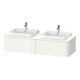 Duravit Meuble sous lavabo Happy D.2 Plus 35,4x160 cm, 1 tiroir, BP b, blanc brillant-1