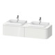 Duravit Meuble sous lavabo Happy D.2 Plus 35,4x160 cm, 1 tiroir, BP b, chêne méditerranéen
