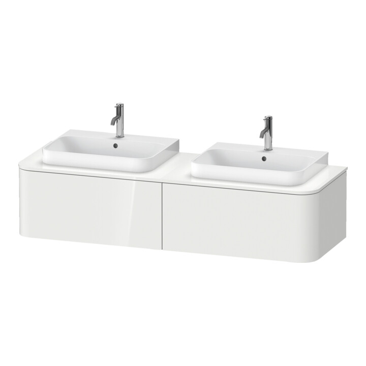 Duravit Meuble sous-lavabo Happy D.2 Plus 35,4x160 cm, 1 tiroir, BP b, graphite mat